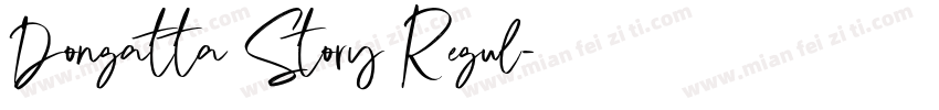 Dongatta Story Regul字体转换